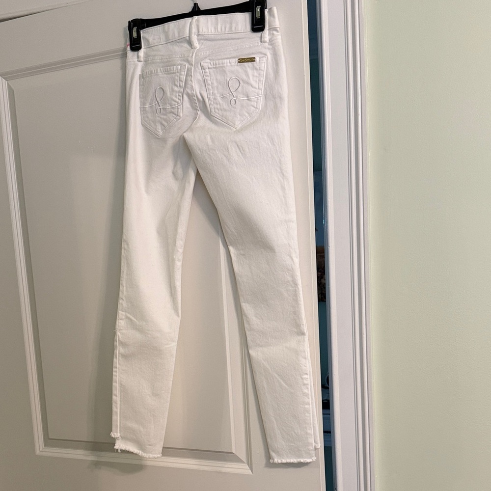 Lilly Pulitzer Women's Crisp White Skinny Jeans - Picture 2 of 6